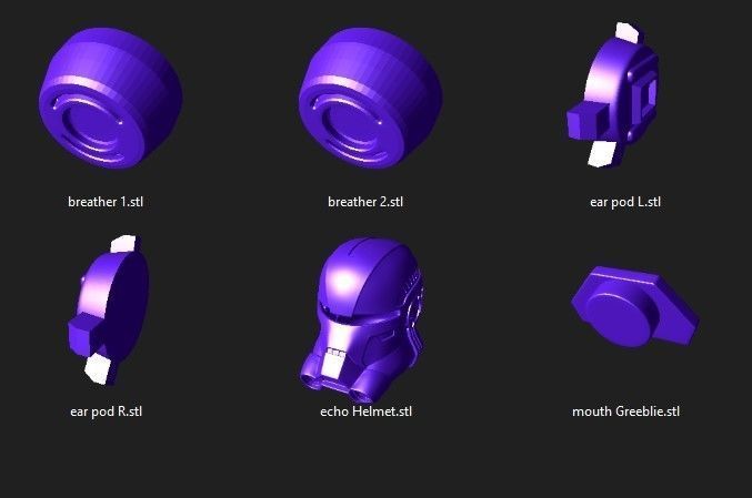 Clone Force 99 Echo Full Size Helmet 3D print model 3D print model_2