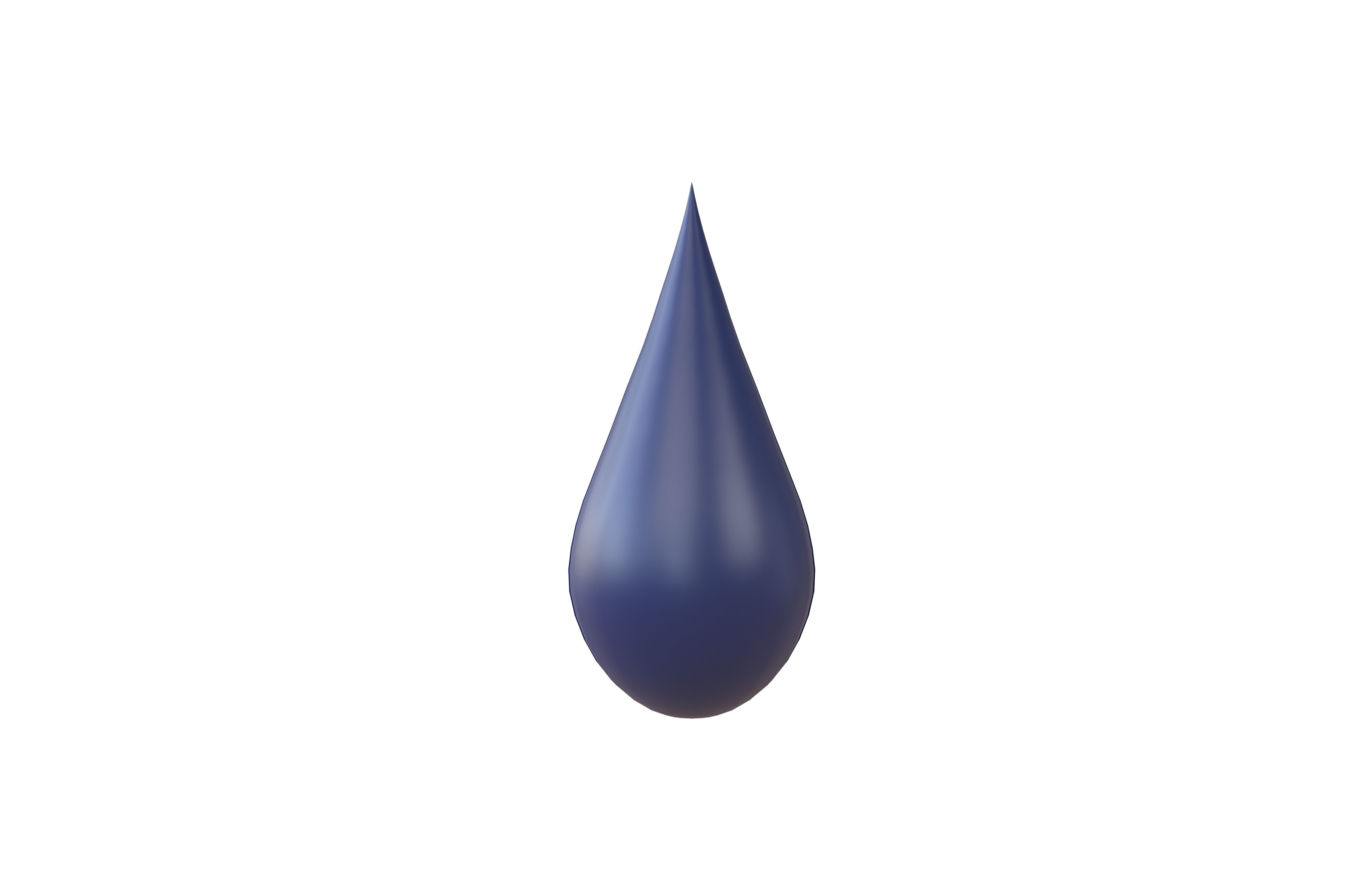 Water Drops v3 002 Low-poly 3D model_2