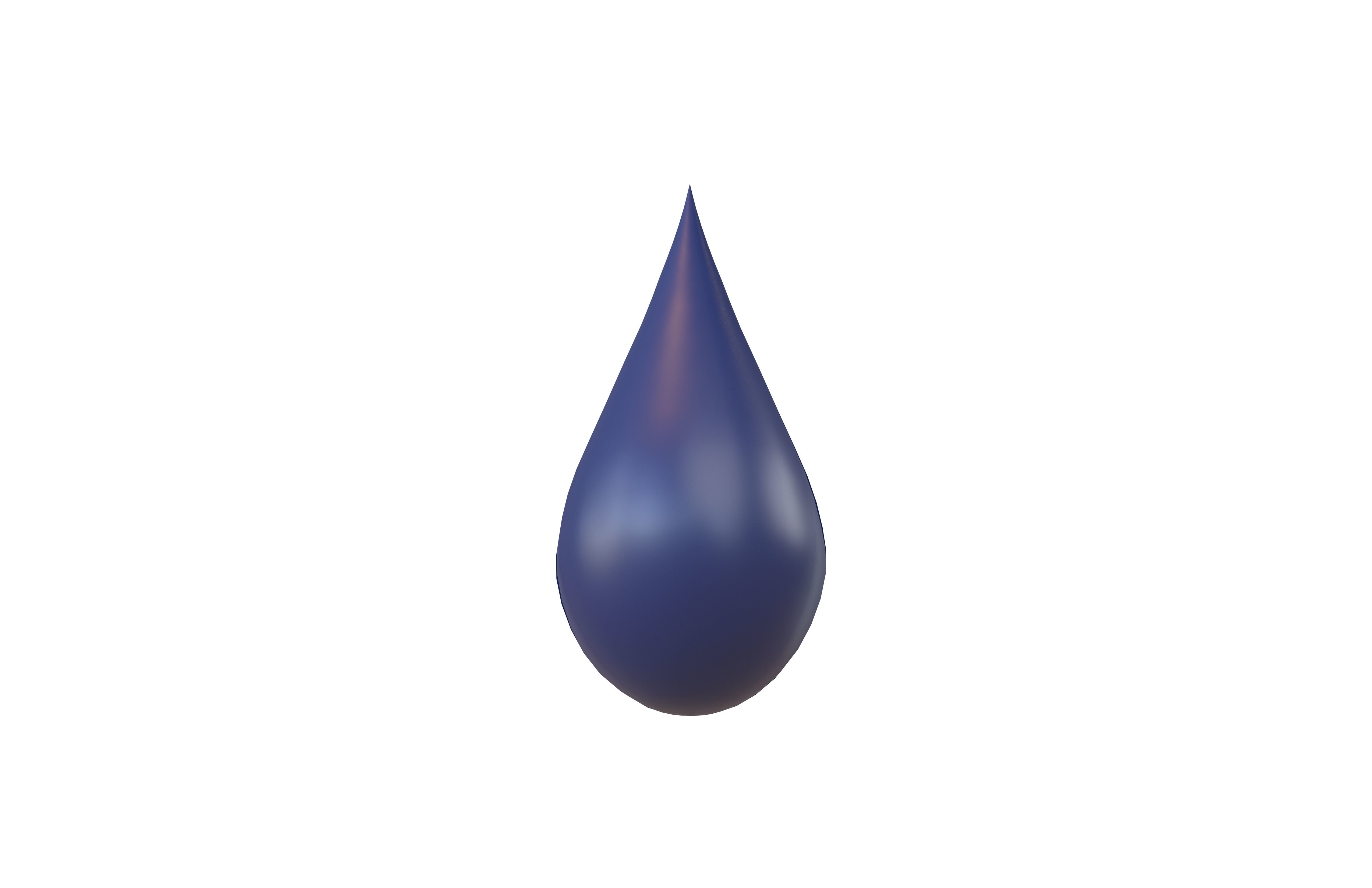 Water Drops v3 002 Low-poly 3D model_3