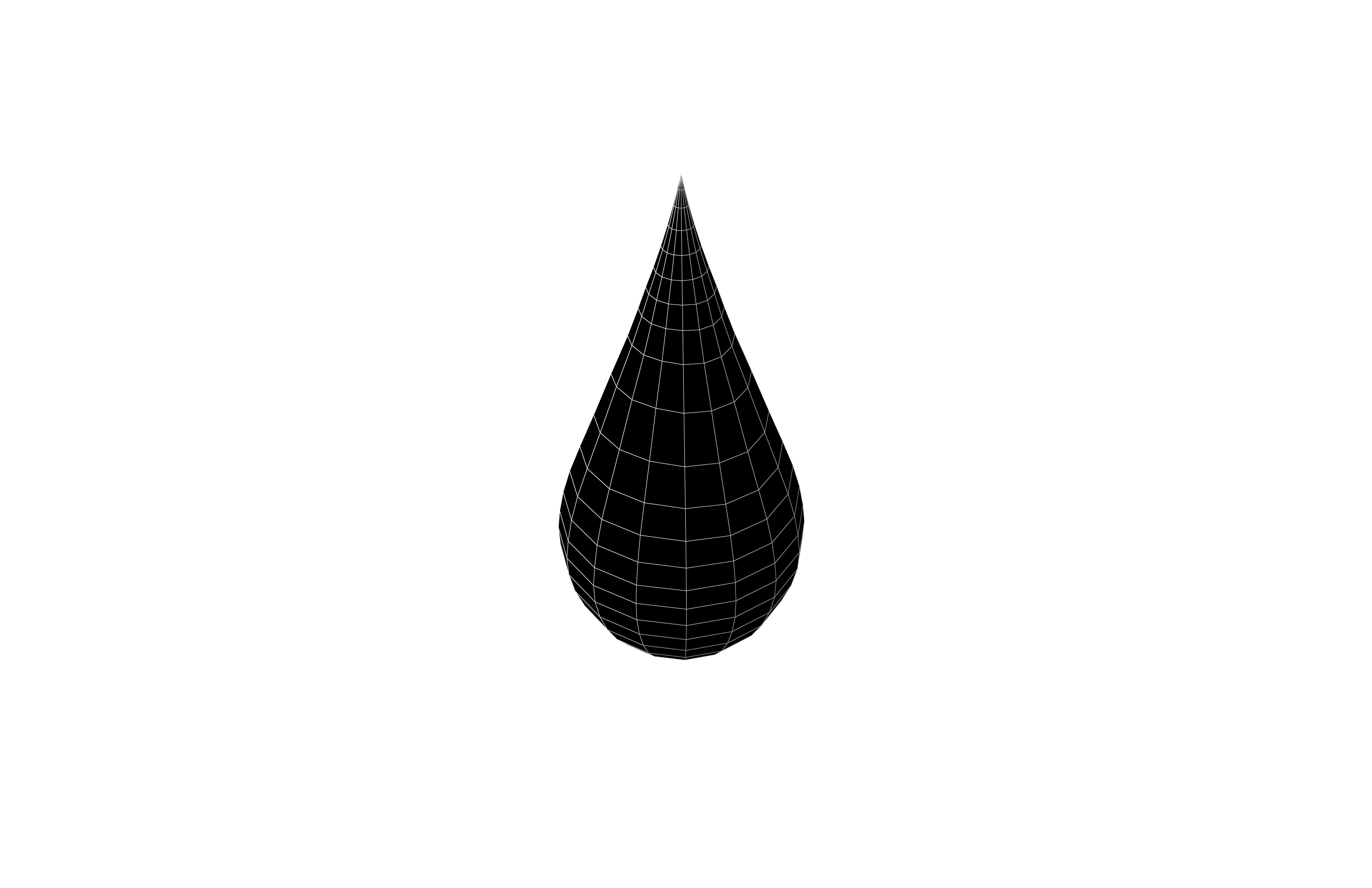 Water Drops v3 002 Low-poly 3D model_6