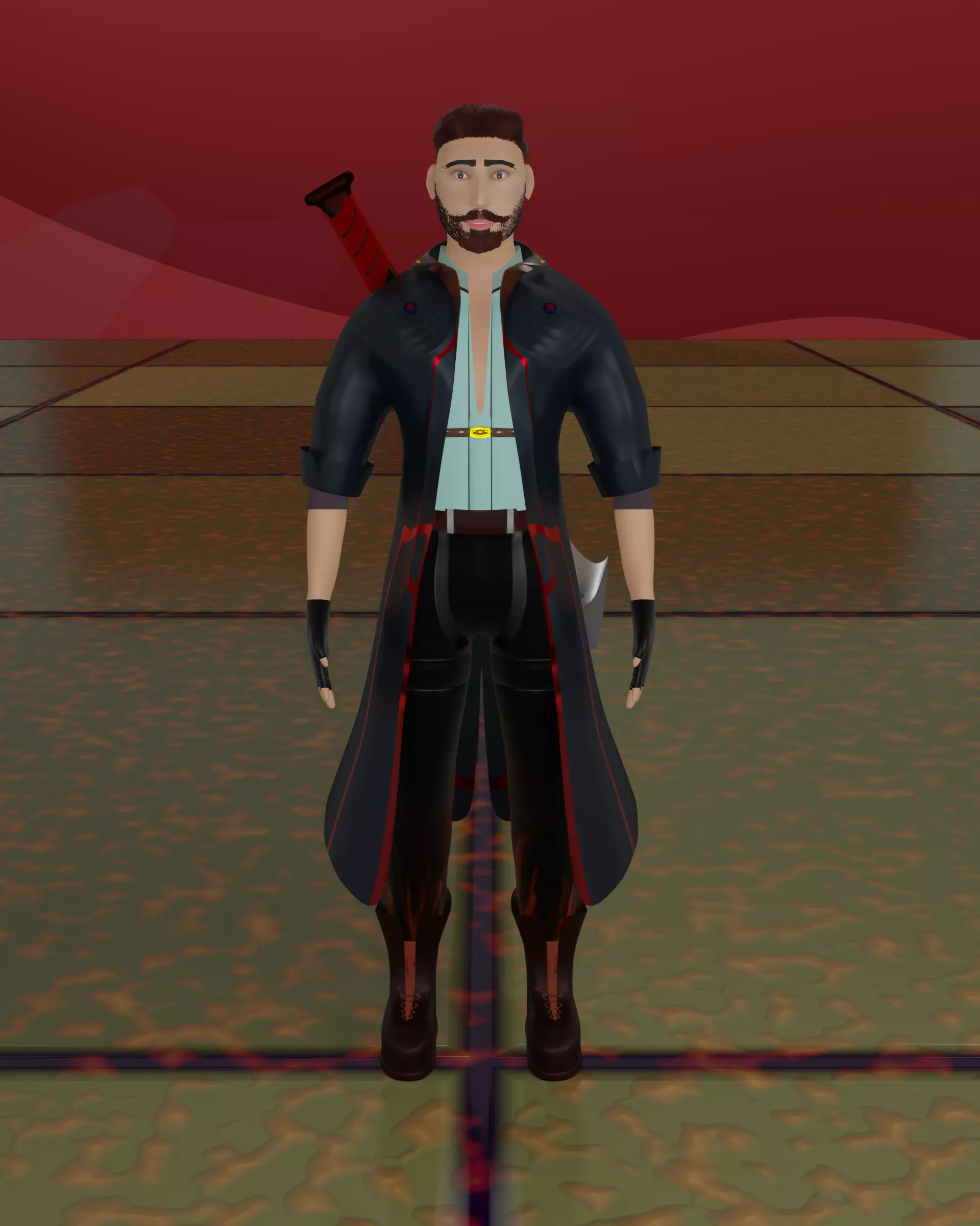 killer bee Free low-poly 3D model_0