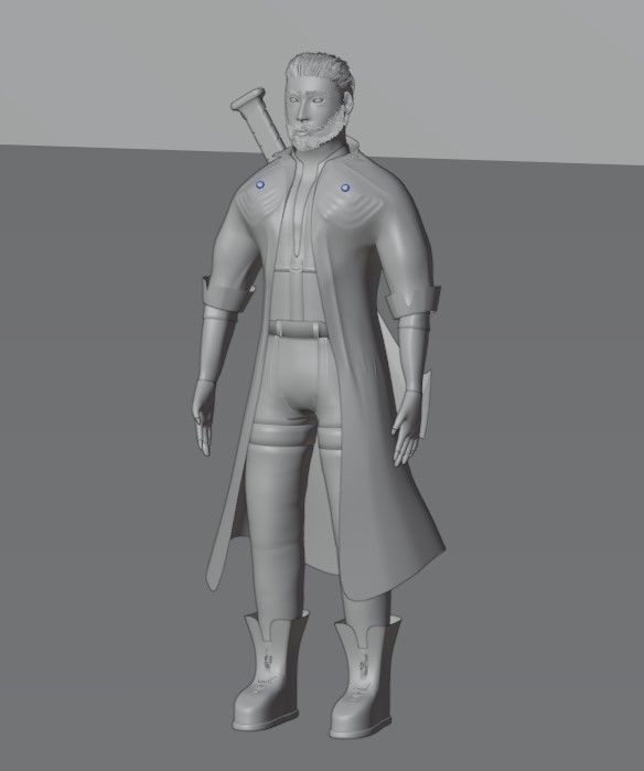 killer bee Free low-poly 3D model_3