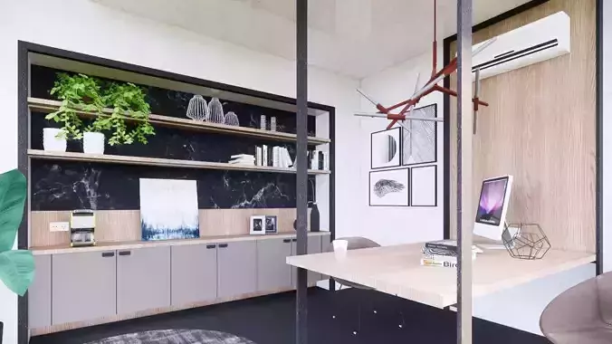 office workplace interior