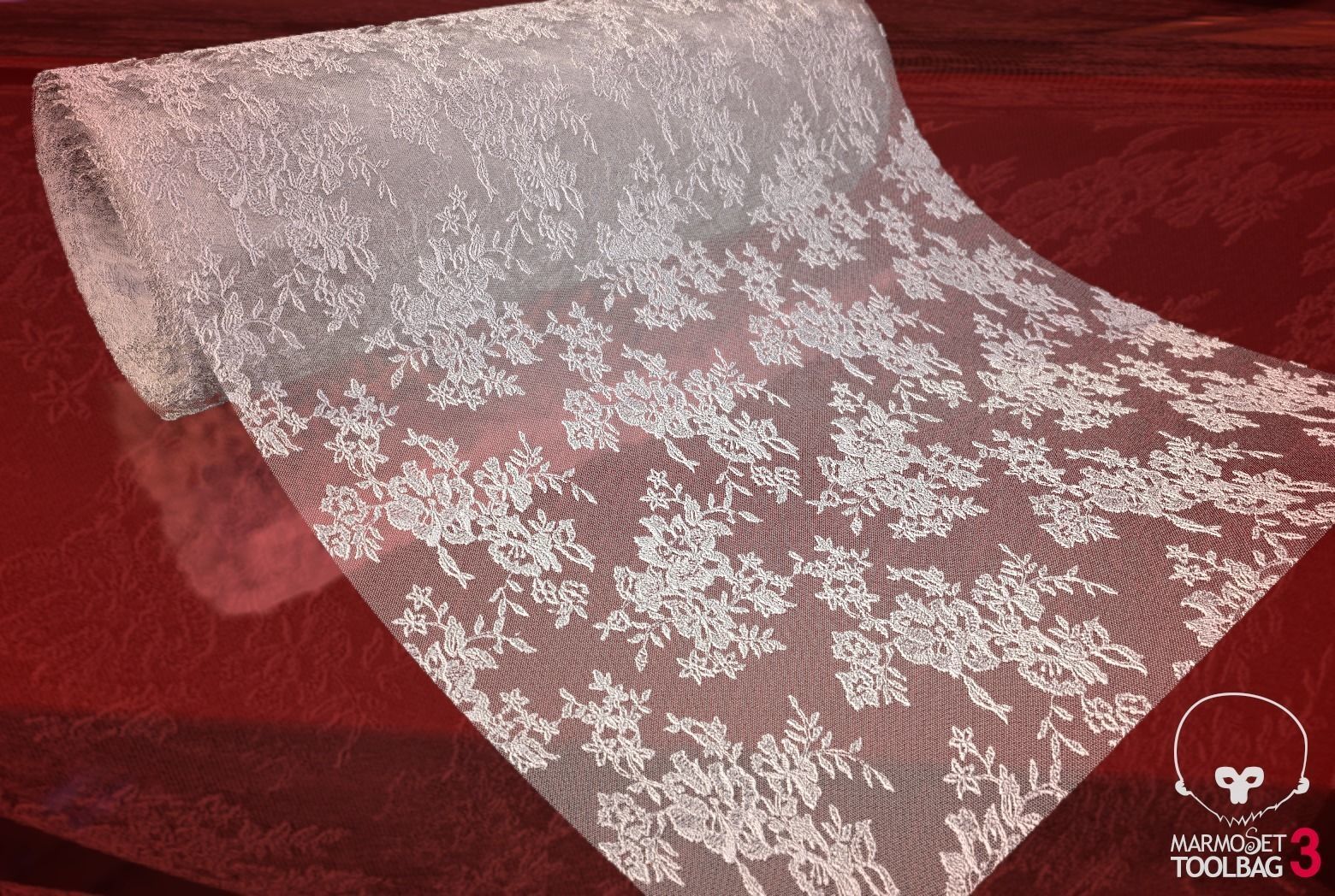 Fabric Vol 06 - Lace PBR Texture_1
