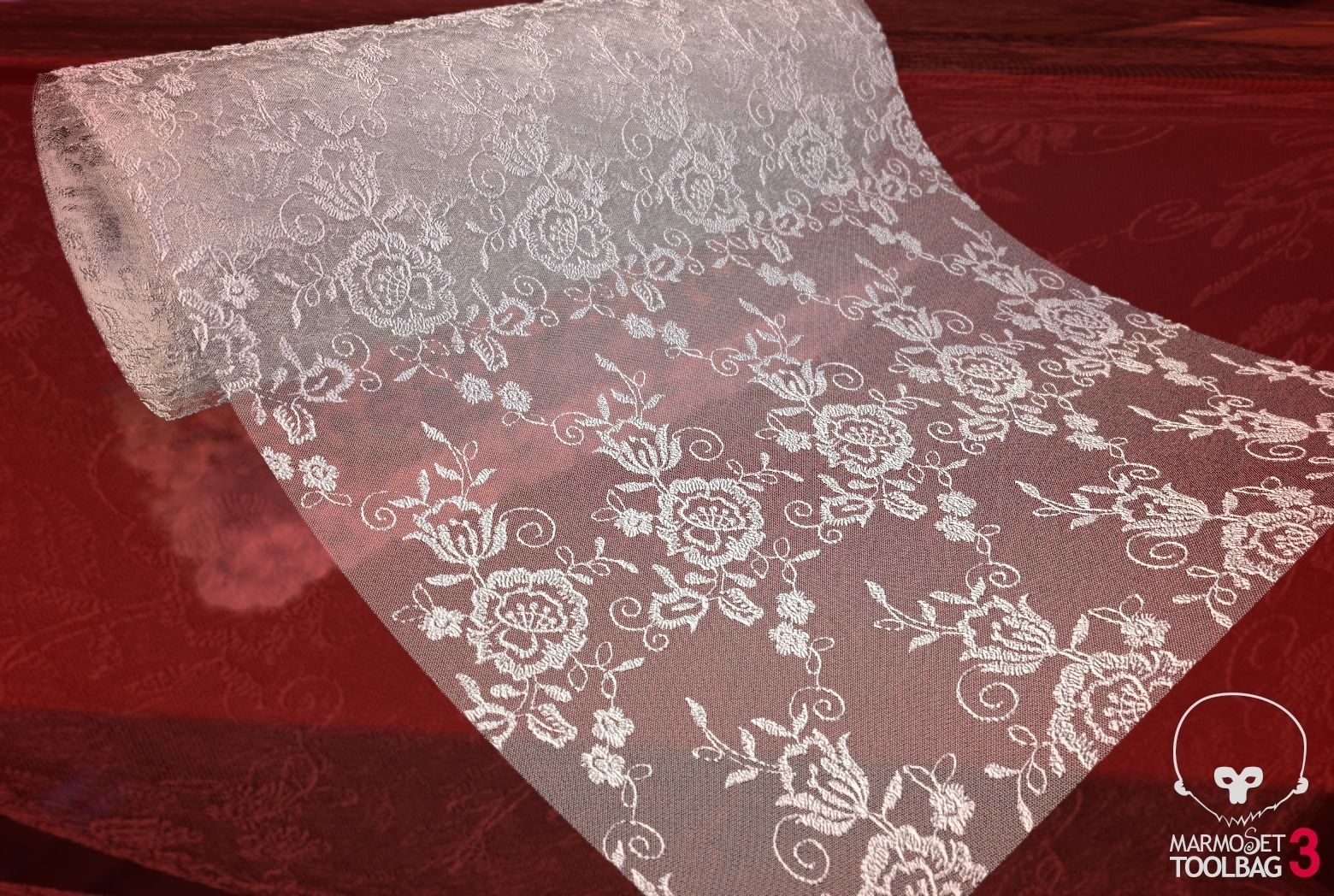 Fabric Vol 06 - Lace PBR Texture_3