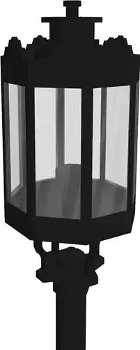 Glass Street Lamp