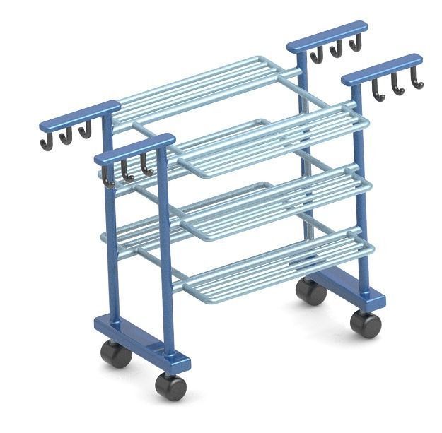 Stylish Dryer Cloth Stand 3D print model_1