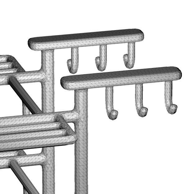 Stylish Dryer Cloth Stand 3D print model_4