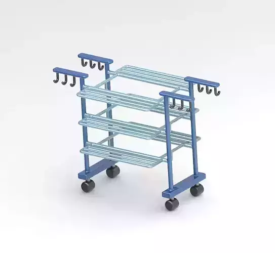 Stylish Dryer Cloth Stand 3D print model