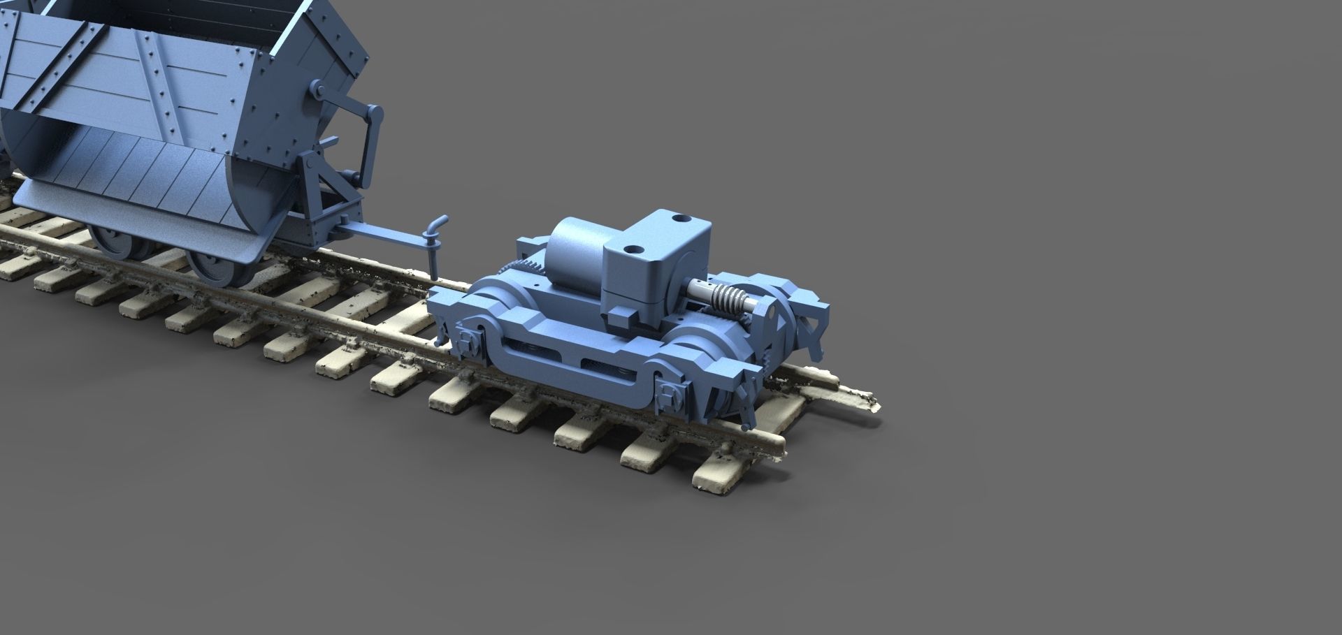 Field railway 3D print model_11