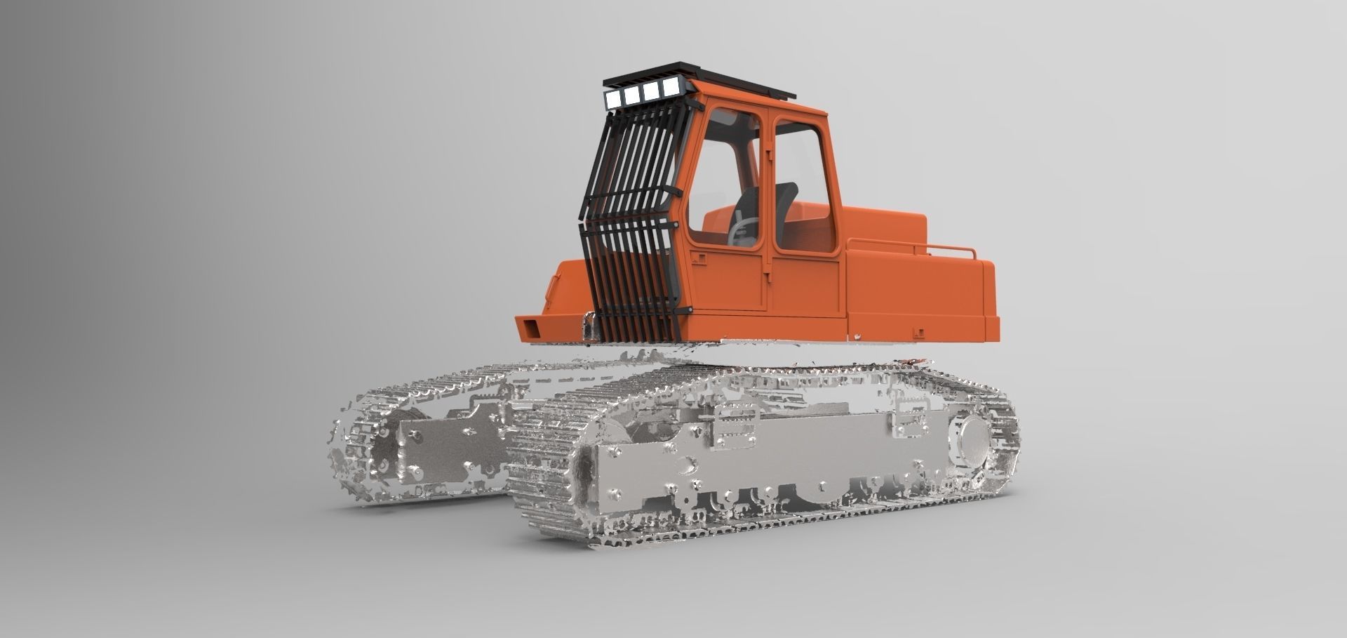 Excavator Body Atlas 3D print model_9