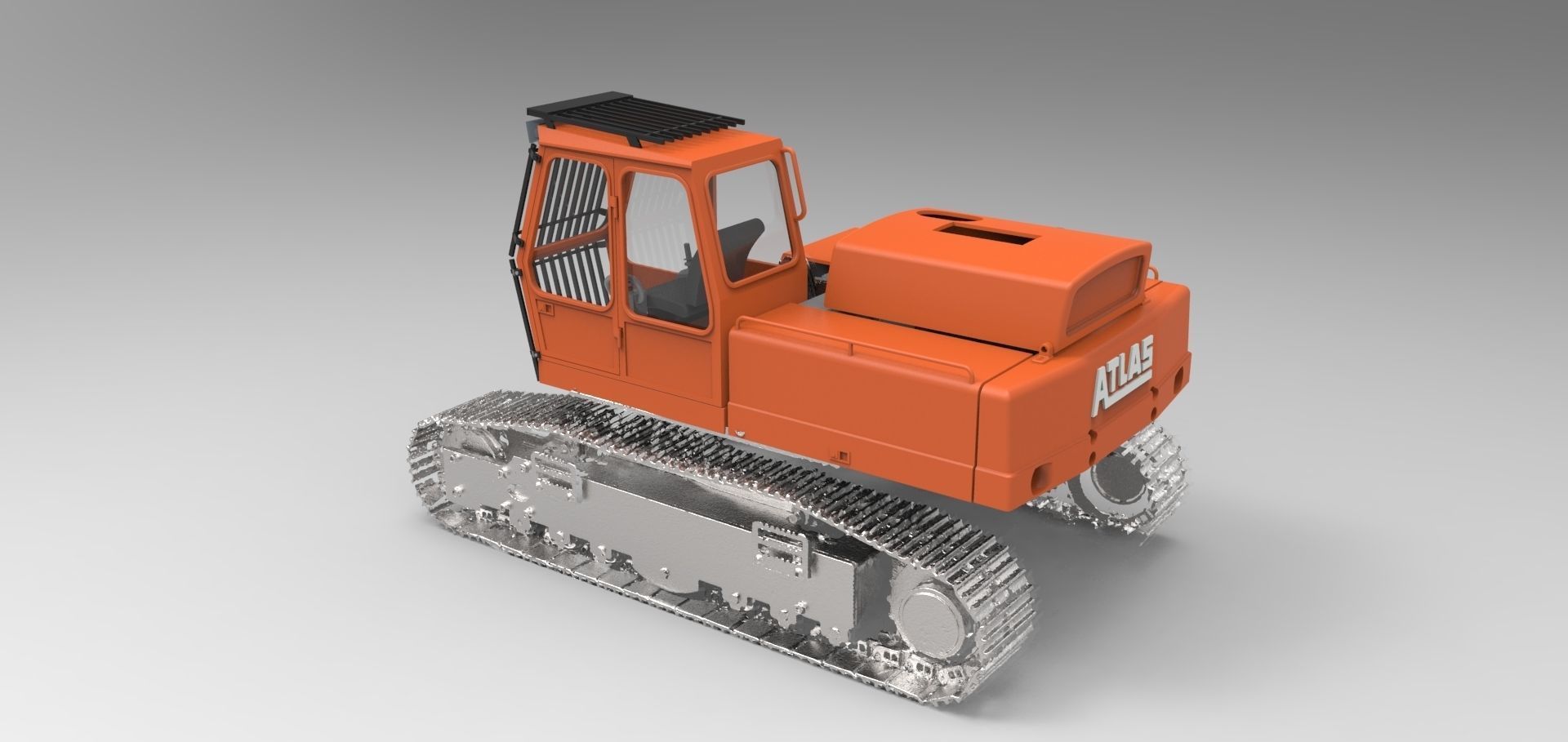 Excavator Body Atlas 3D print model_8