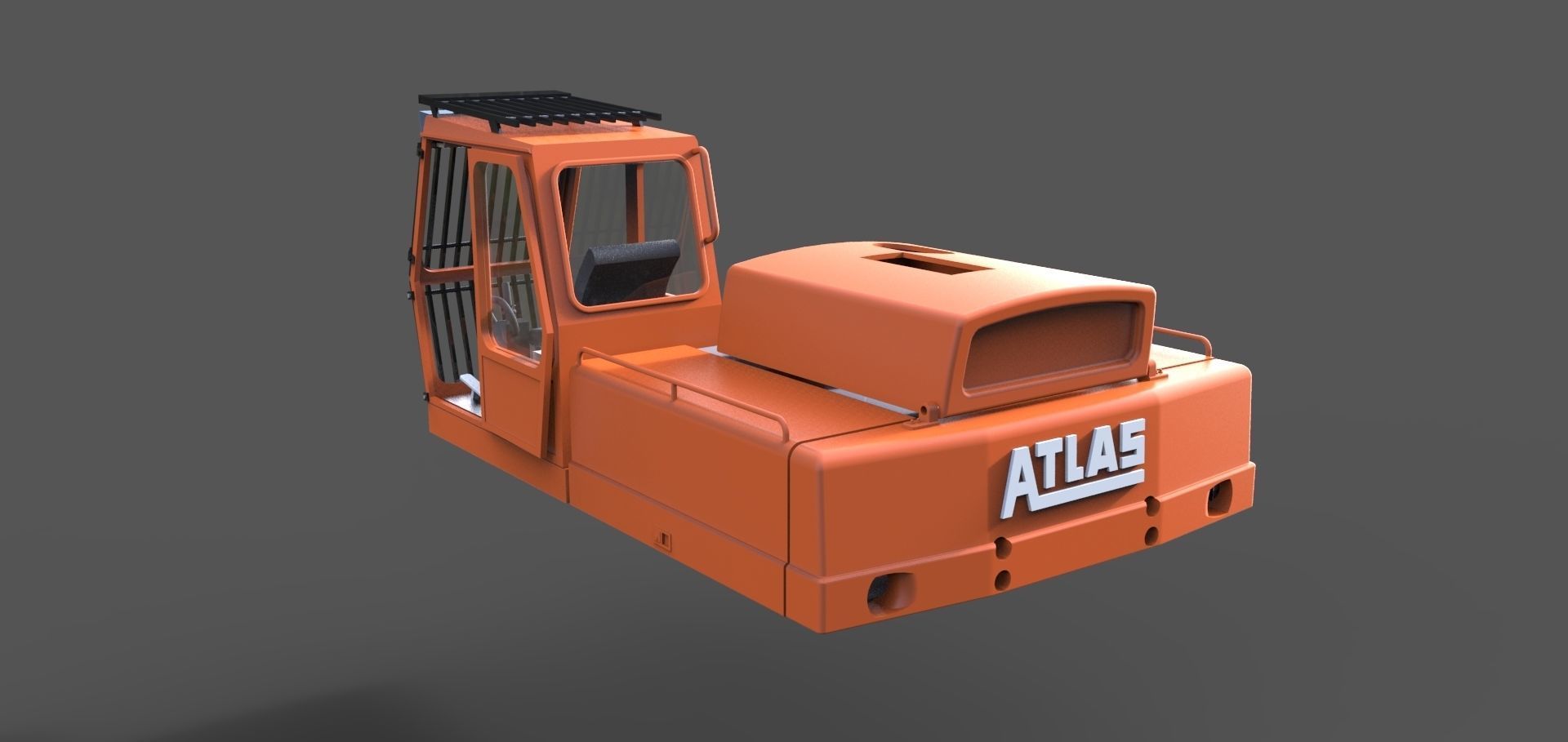 Excavator Body Atlas 3D print model_1