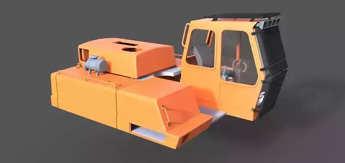 Excavator Body Atlas 3D print model