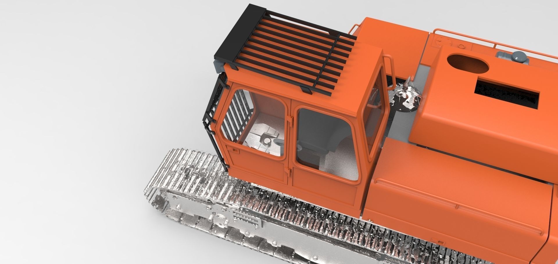 Excavator Body Atlas 3D print model_7