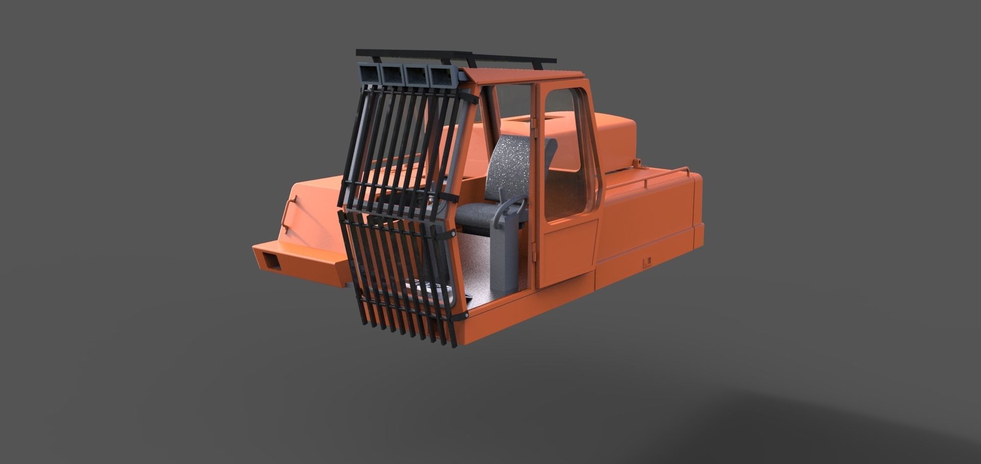Excavator Body Atlas 3D print model_2