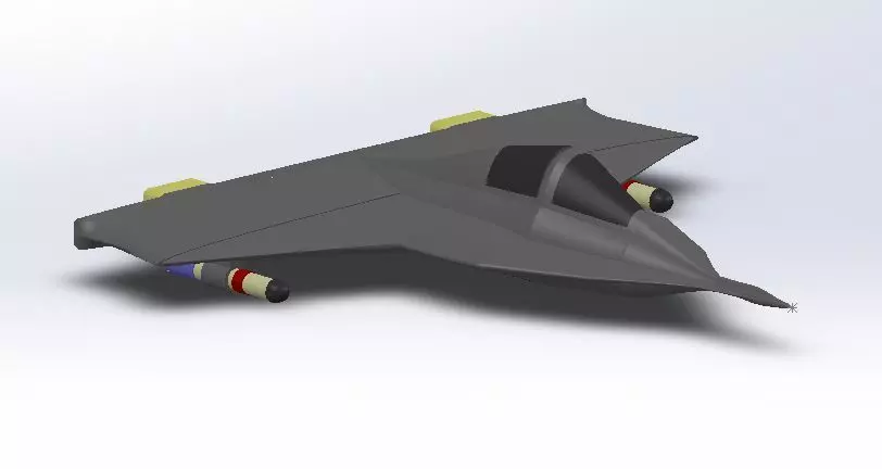 aircraft fighter jet Free 3D print model