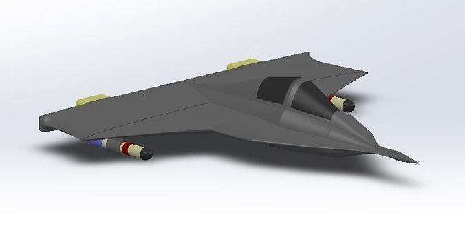 aircraft fighter jet Free 3D print model