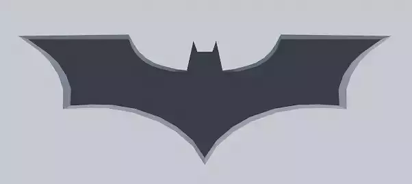 Dark Knight Batarang - Low Poly