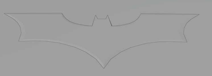 Dark Knight Batarang - Low Poly Free 3D model_1