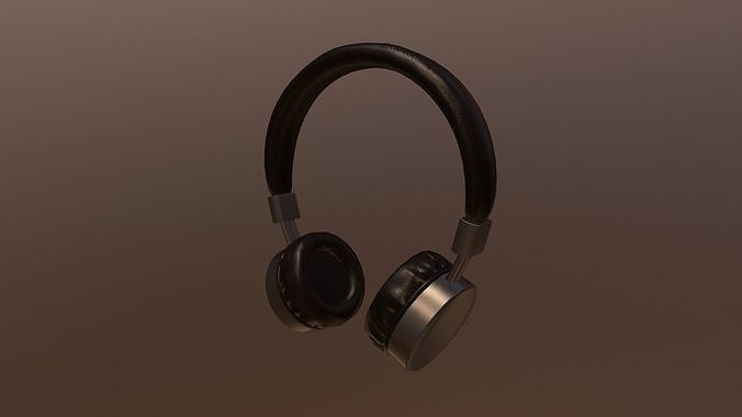 3D Headphones model headphone Low-poly 3D model