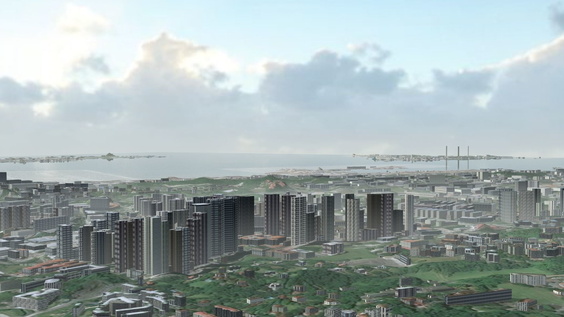 Singapore City Port 3D model_20