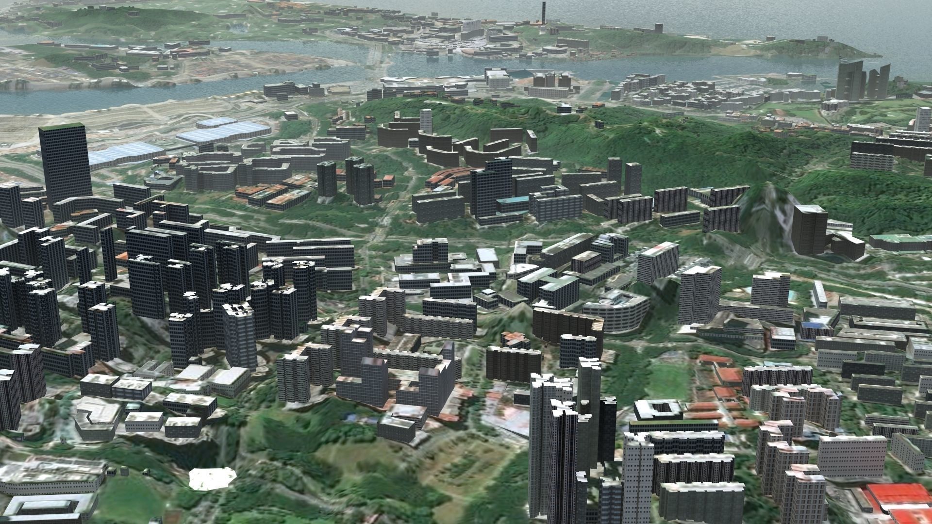 Singapore City Port 3D model_23