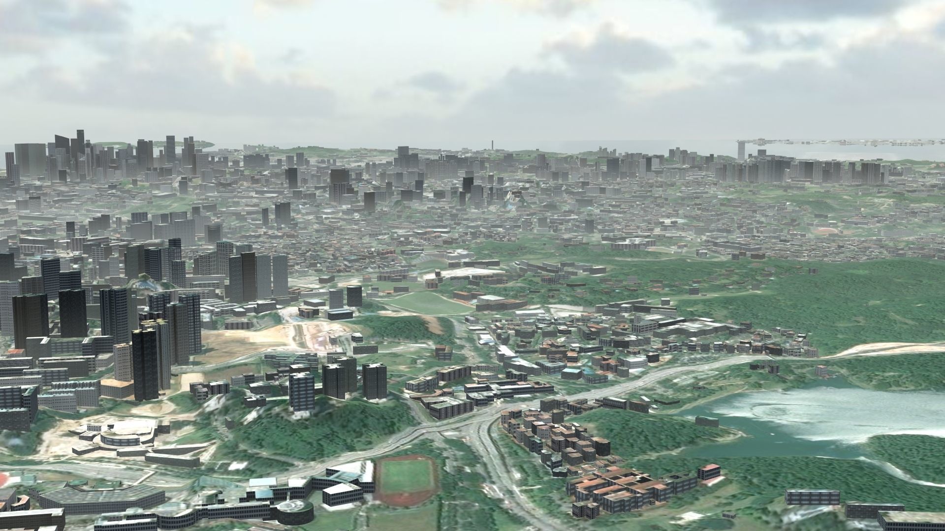 Singapore City Port 3D model_13