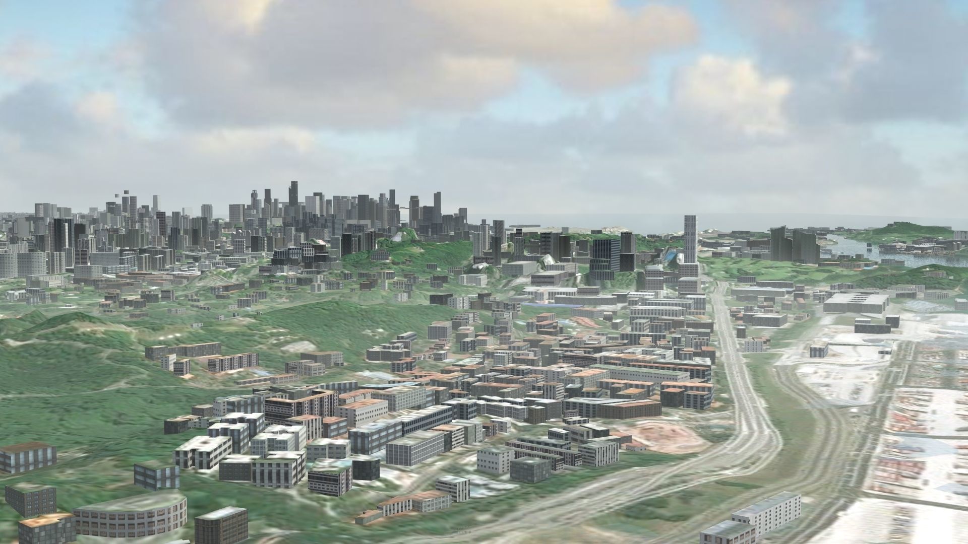 Singapore City Port 3D model_14