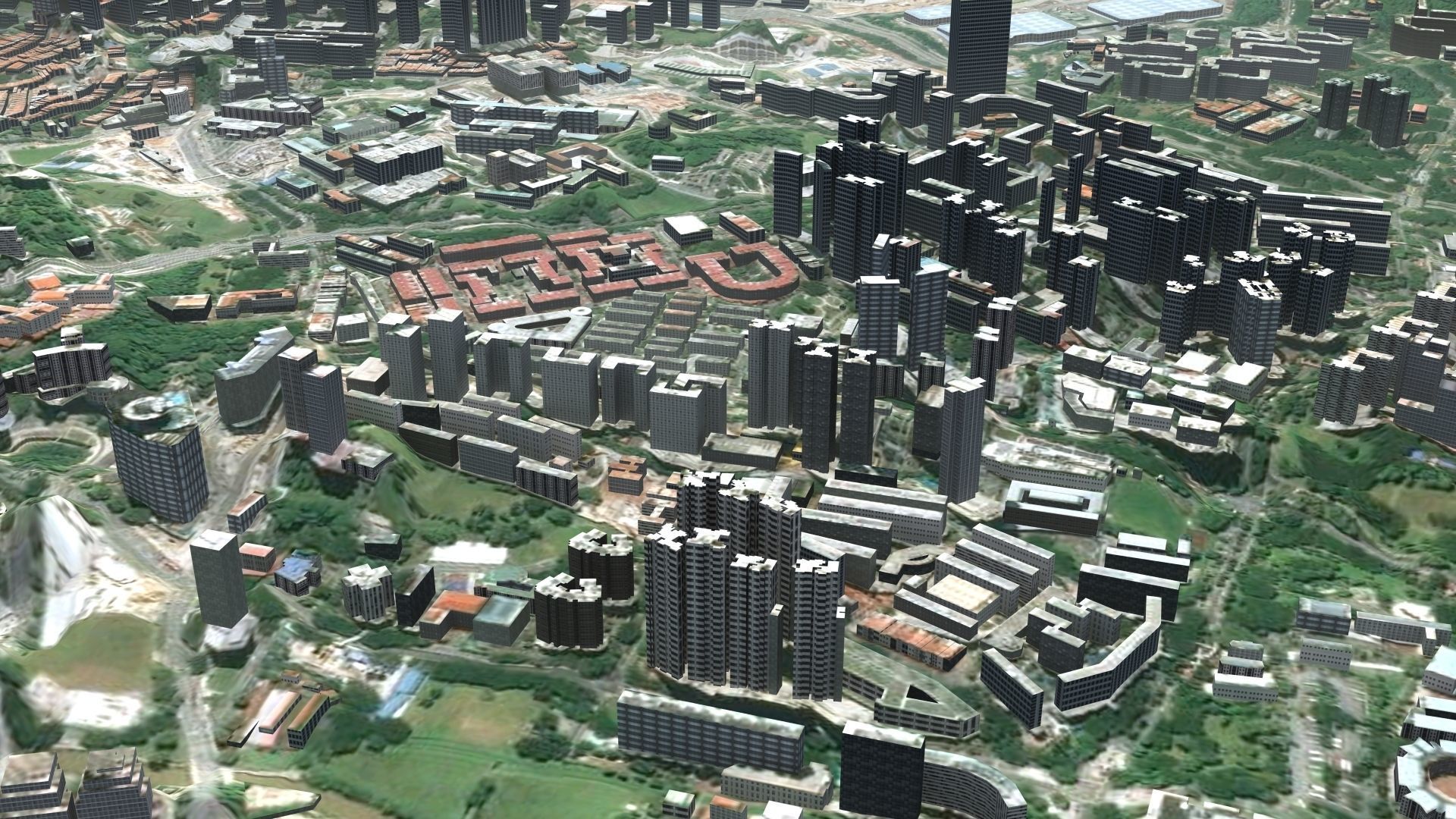 Singapore City Port 3D model_7