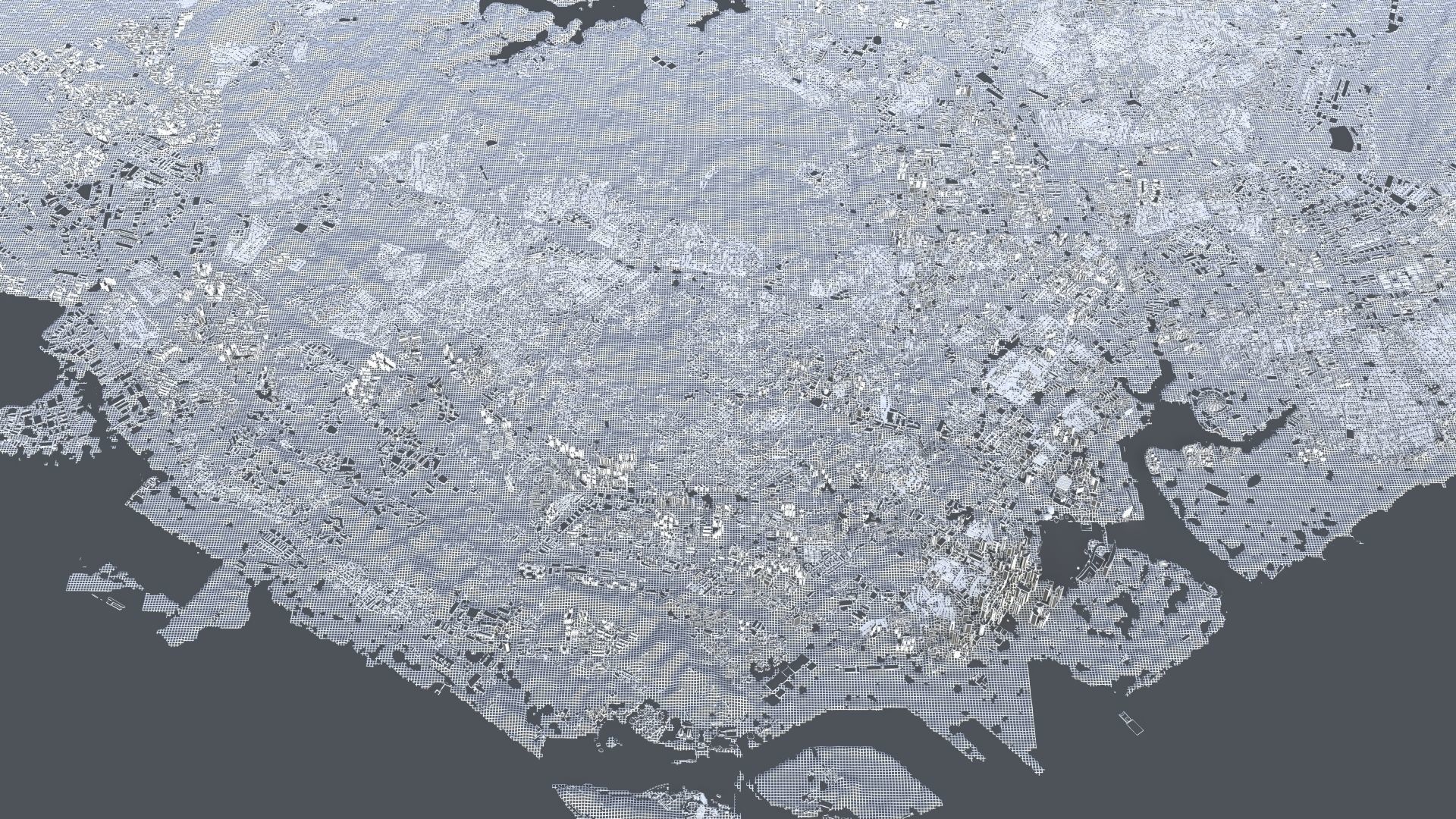 Singapore City Port 3D model_41