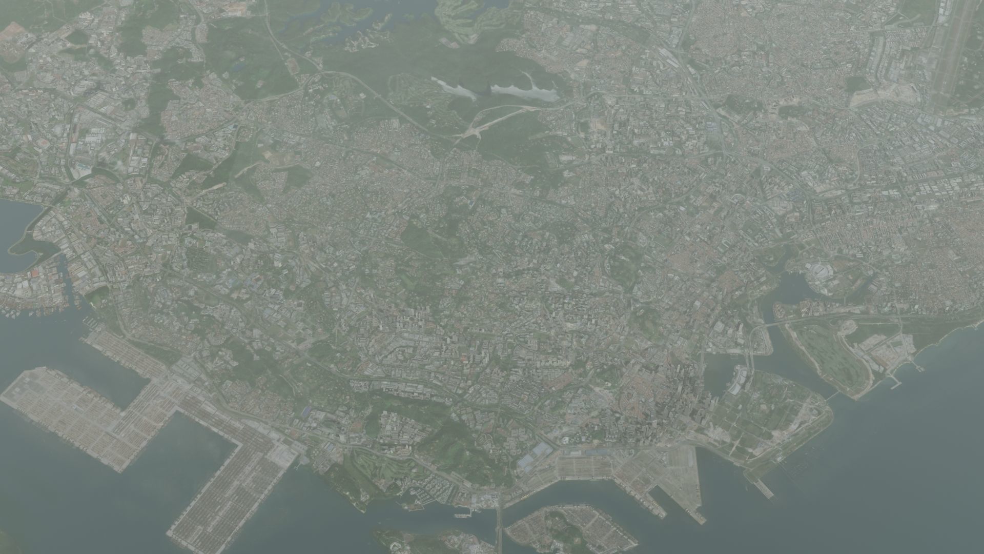 Singapore City Port 3D model_19