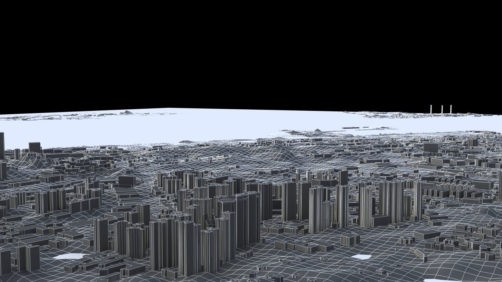 Singapore City Port 3D model_38