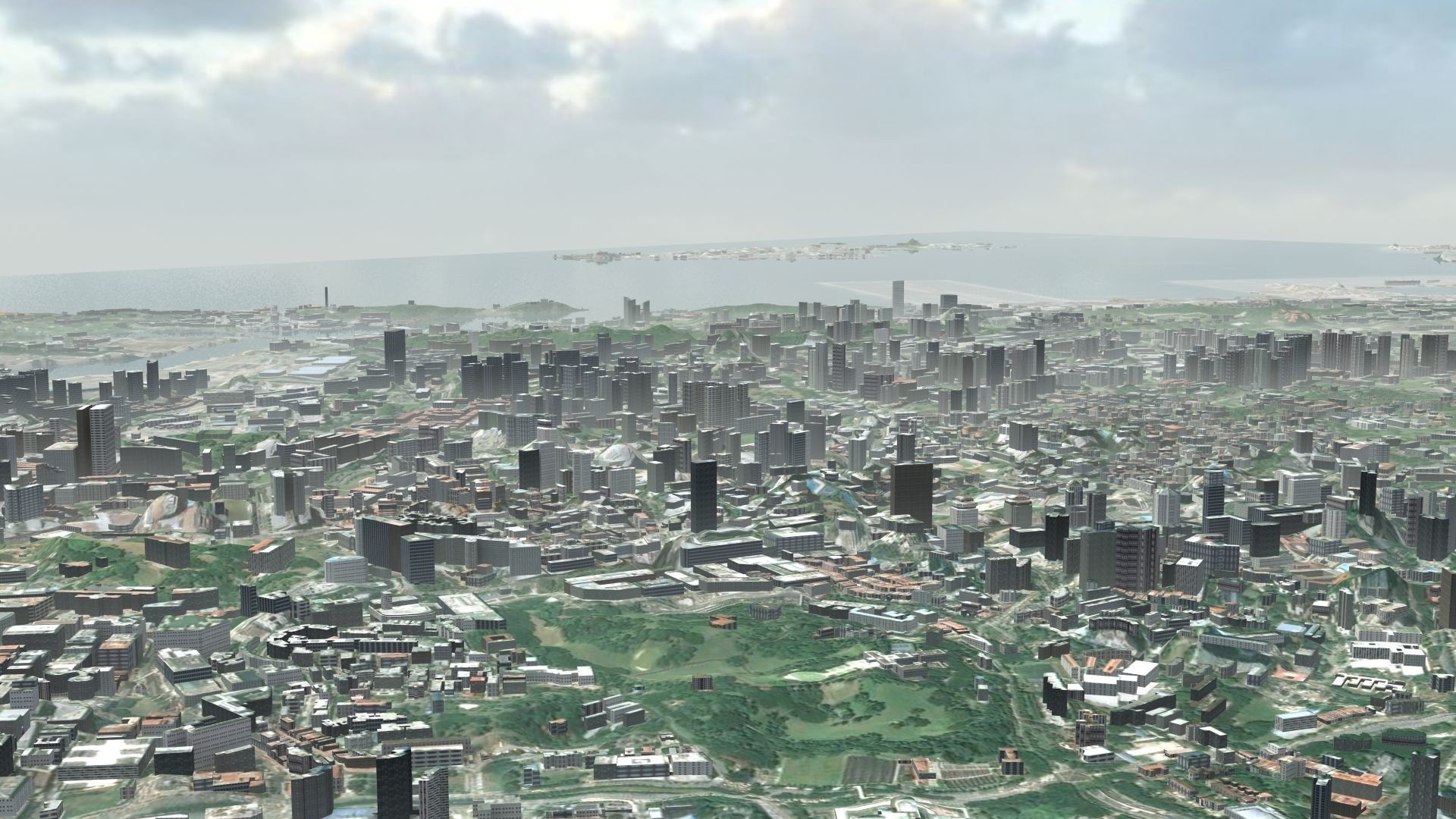 Singapore City Port 3D model_15