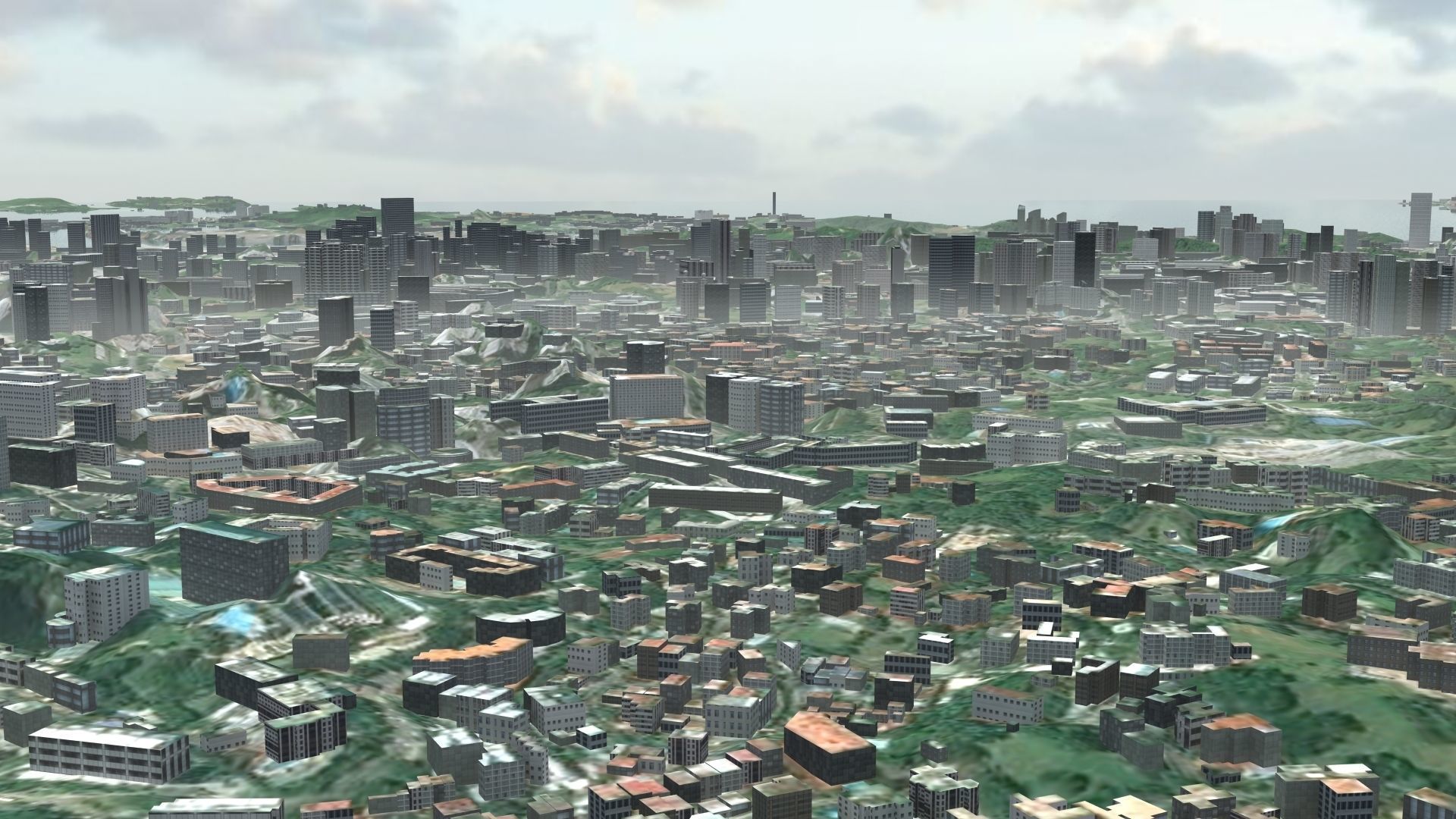 Singapore City Port 3D model_12