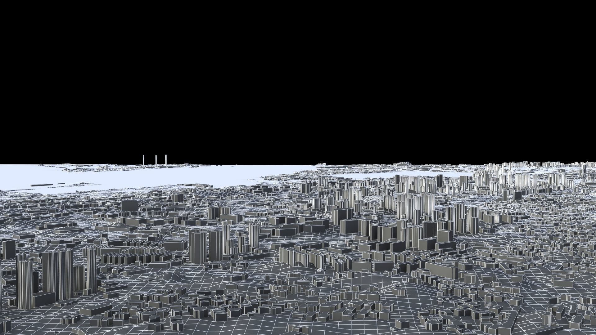 Singapore City Port 3D model_39