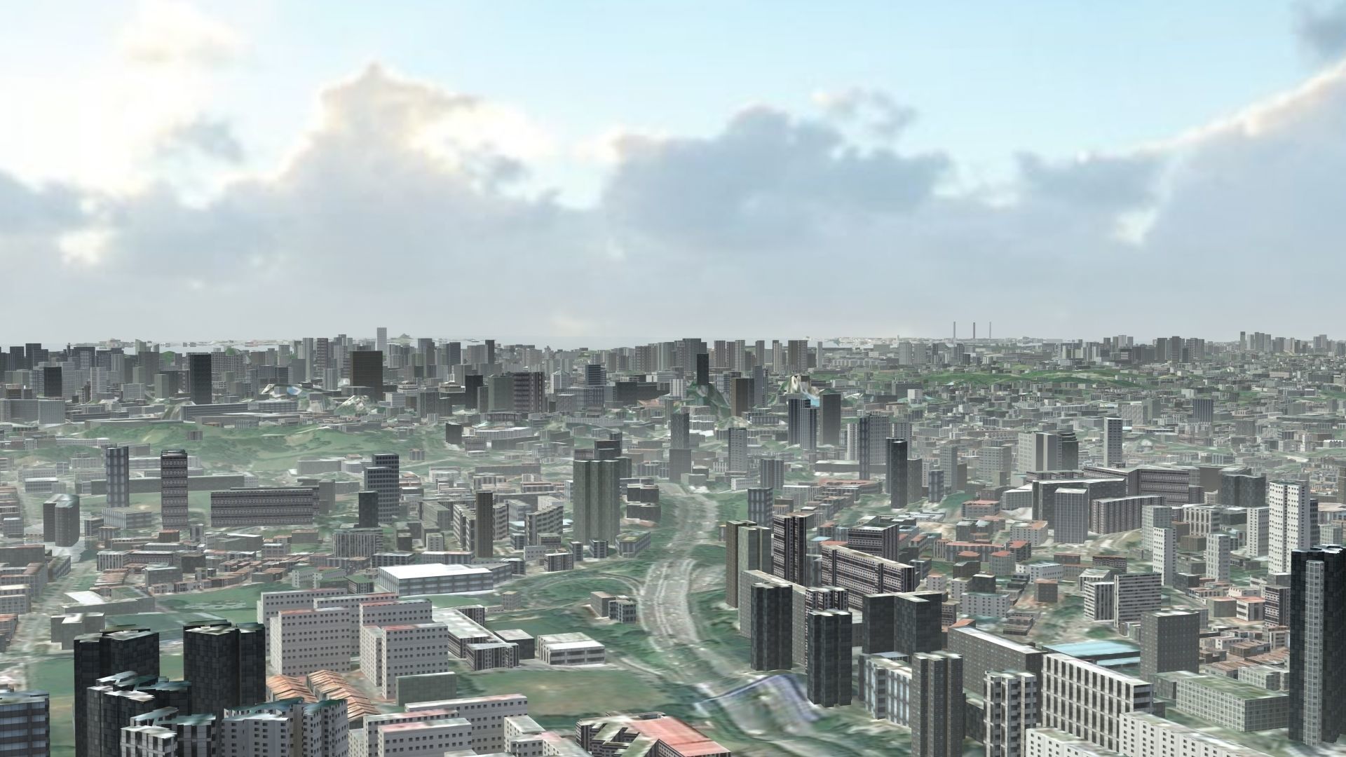 Singapore City Port 3D model_24