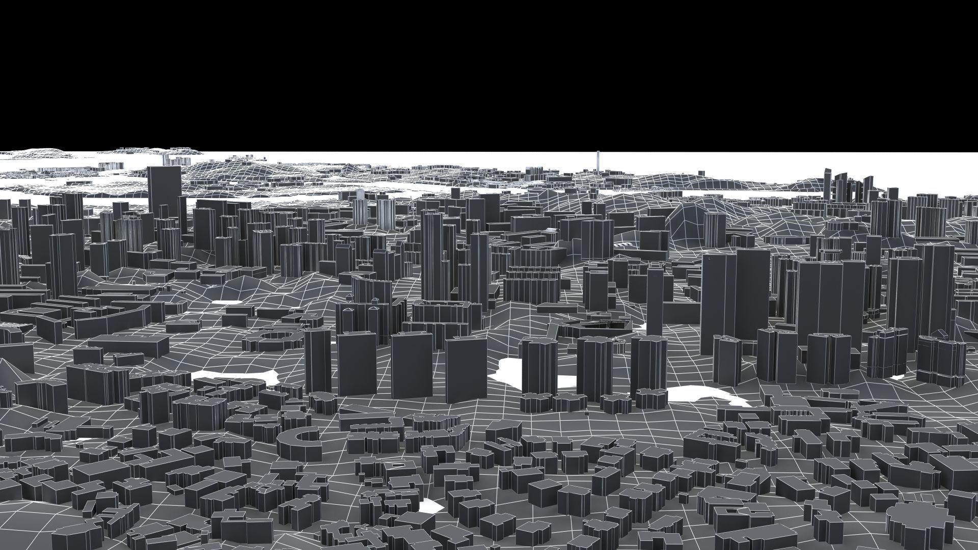 Singapore City Port 3D model_30