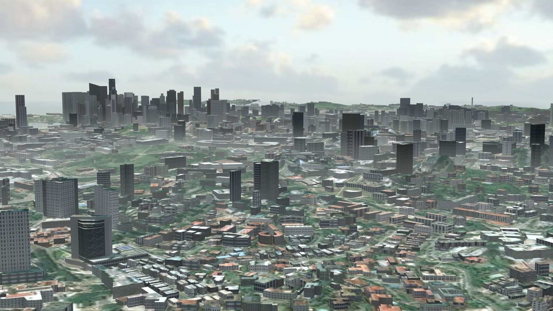 Singapore City Port 3D model_17