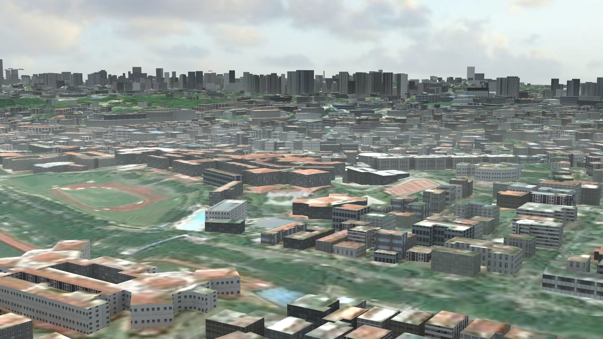 Singapore City Port 3D model_9