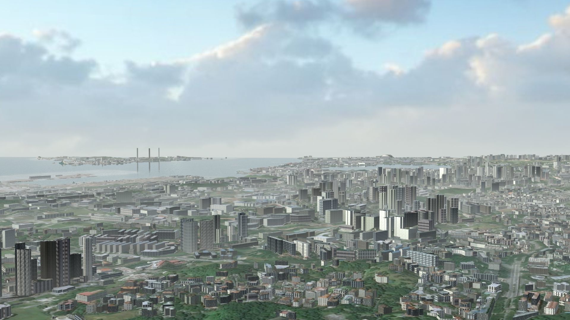 Singapore City Port 3D model_22