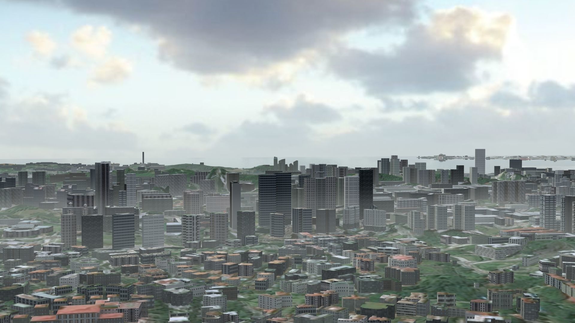 Singapore City Port 3D model_18