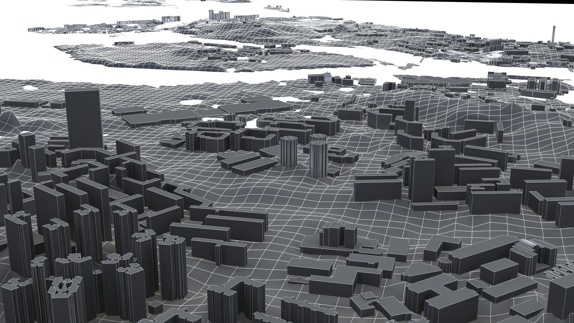 Singapore City Port 3D model_33