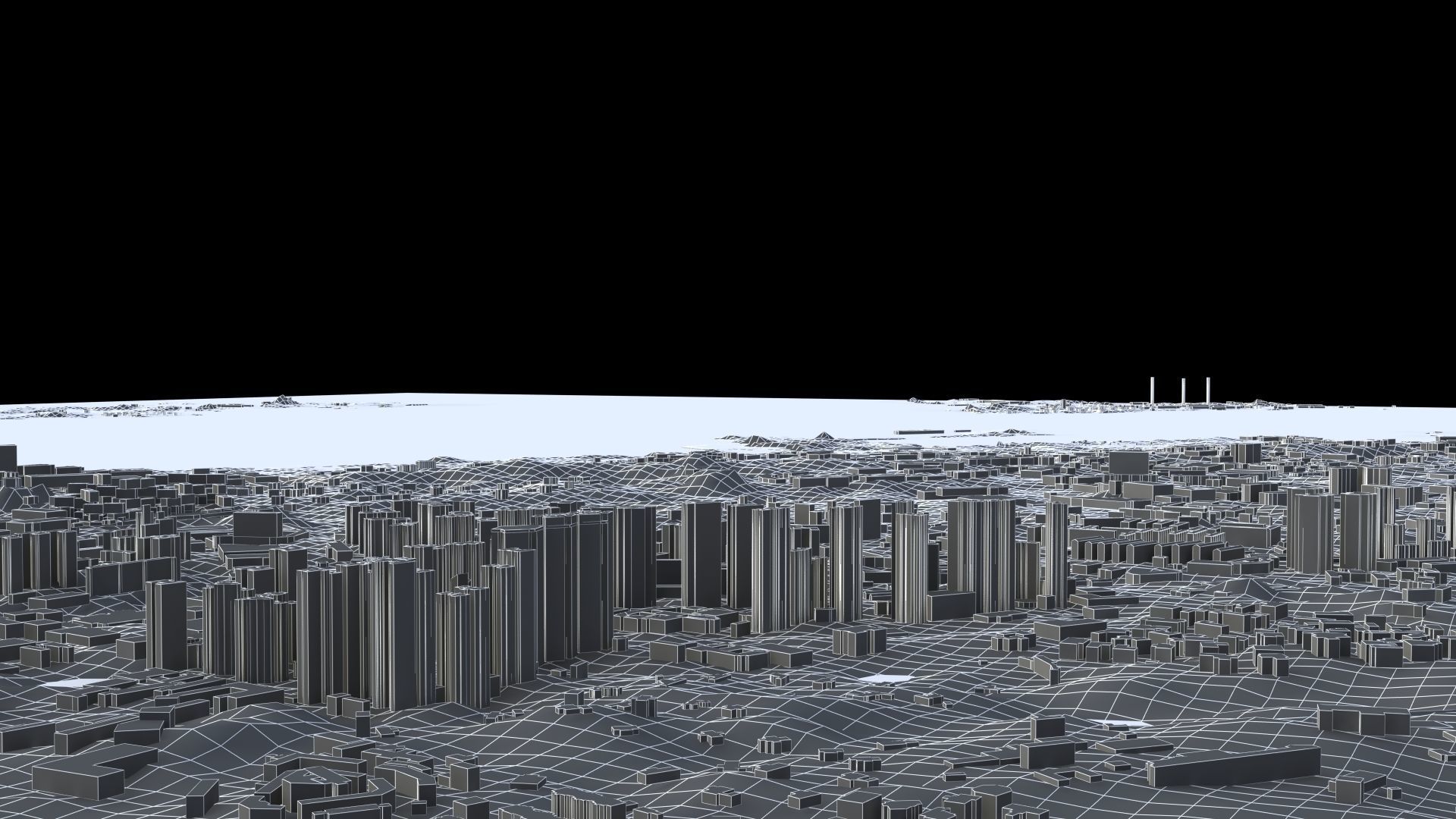 Singapore City Port 3D model_28