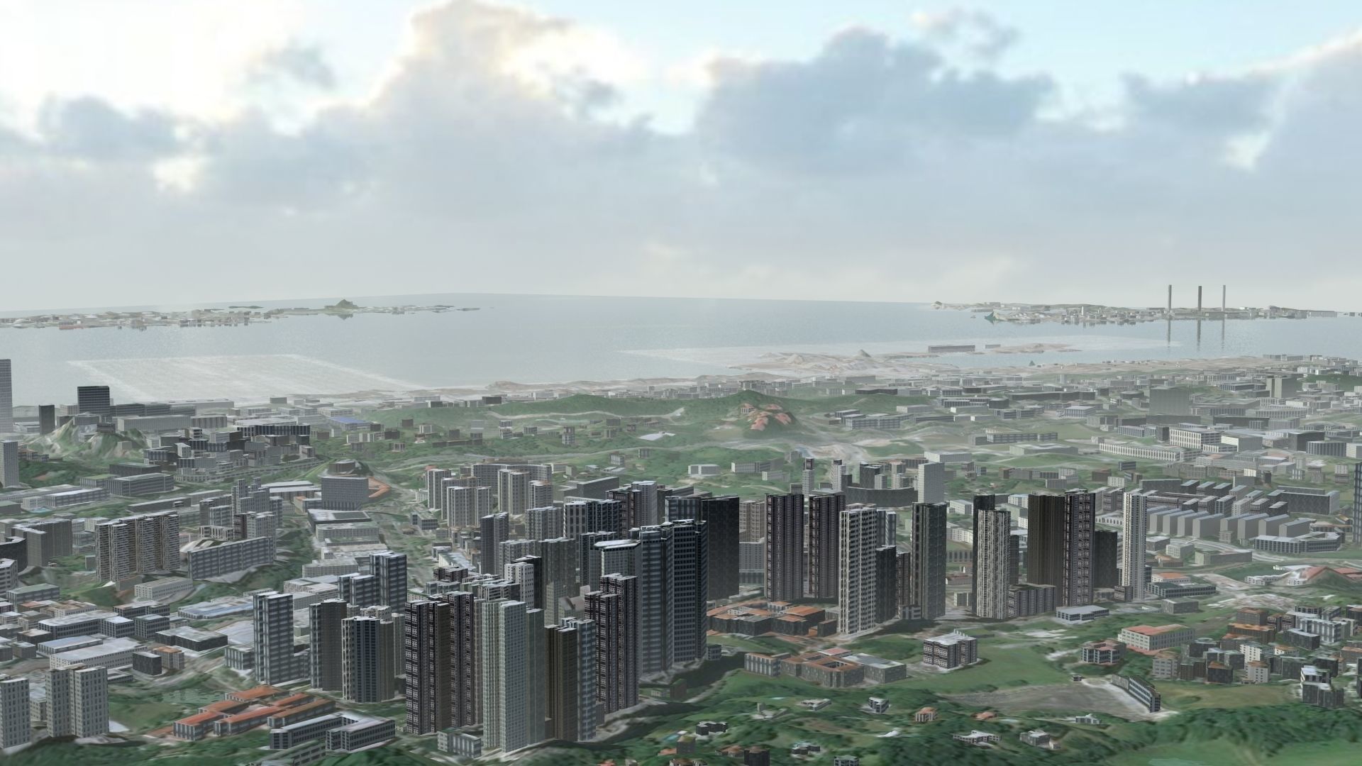Singapore City Port 3D model_21