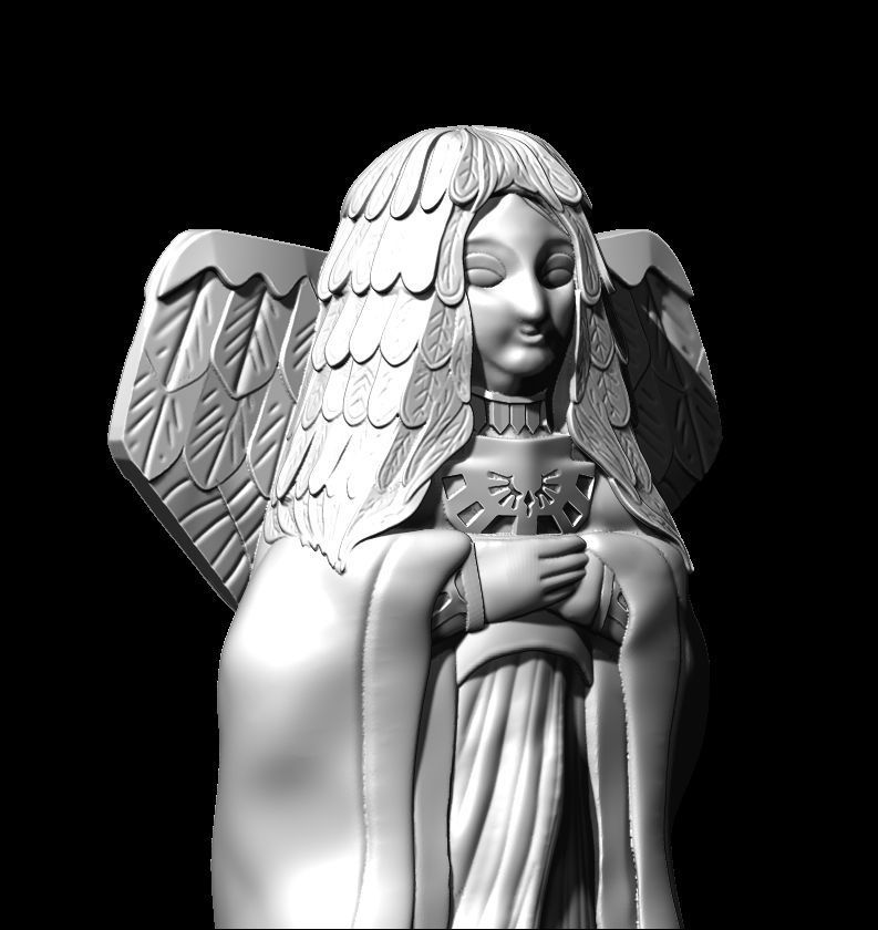 Hylia Zelda  3D print model_2