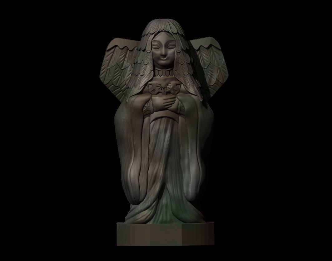 Hylia Zelda  3D print model_4