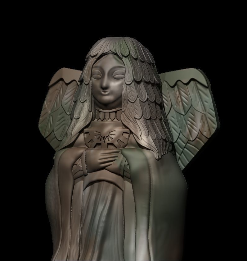 Hylia Zelda  3D print model_5