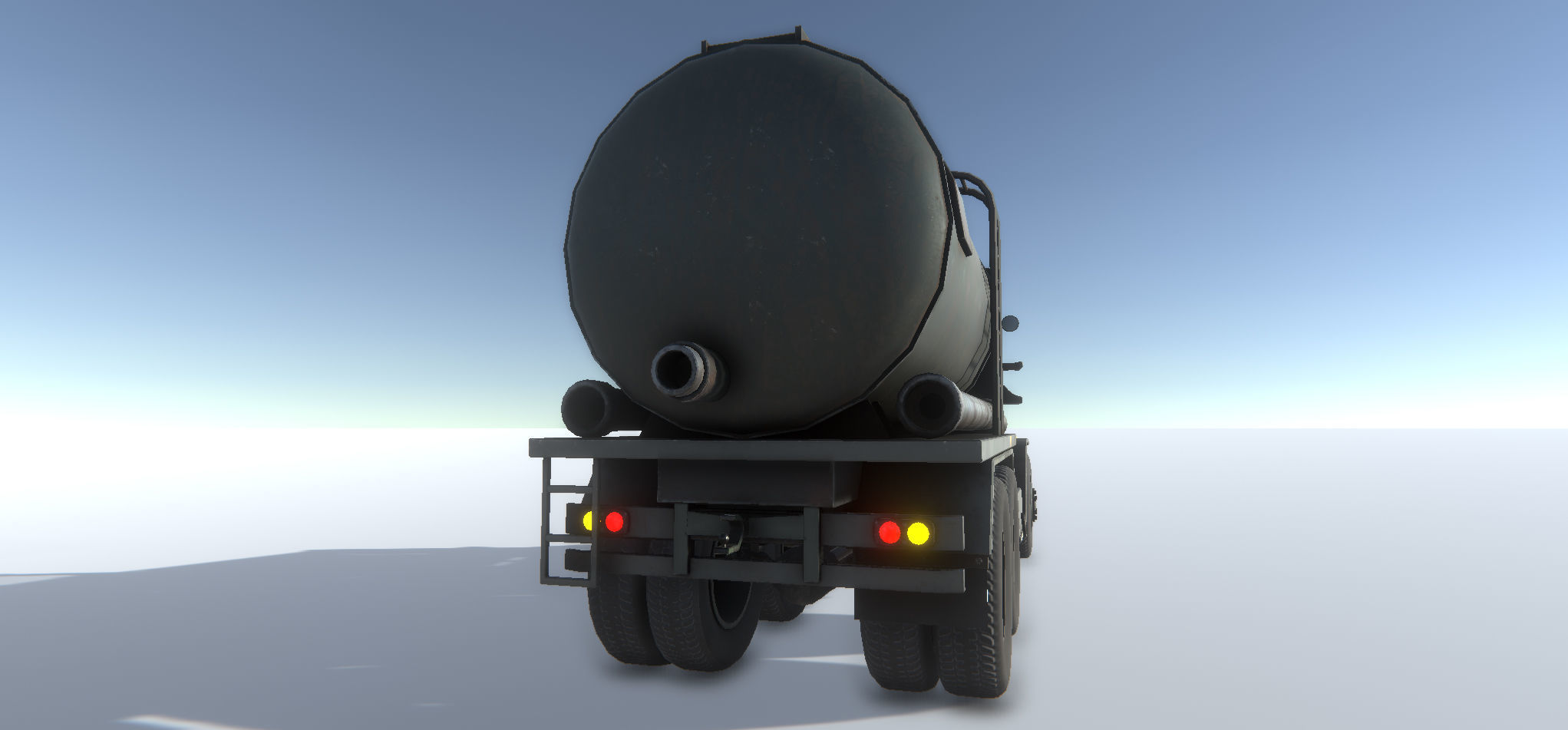 Old Military Trucks Set Low-poly 3D model_14