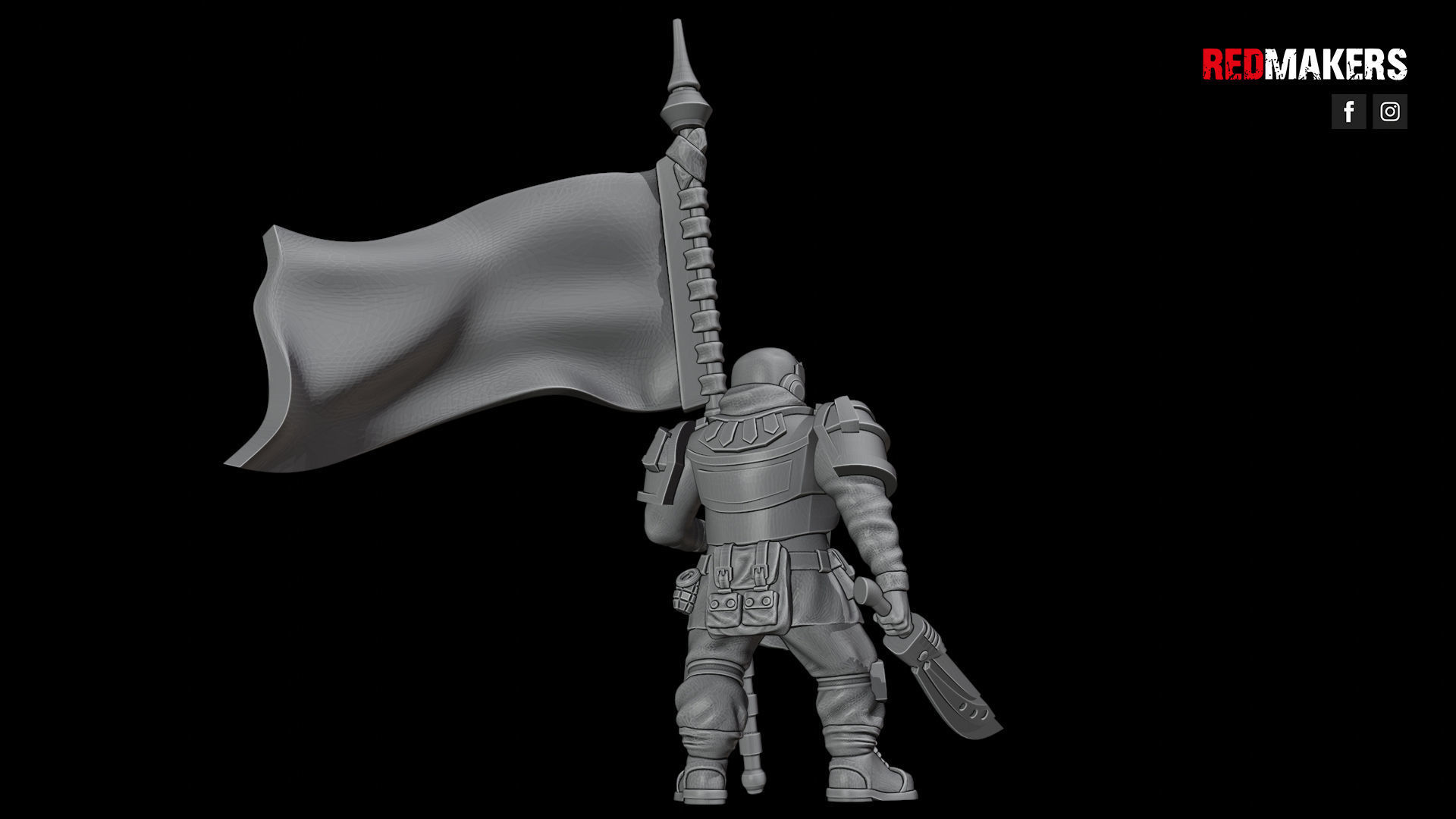 Alpha troops  - Command Squad of the Imperial Force 3D print model_24
